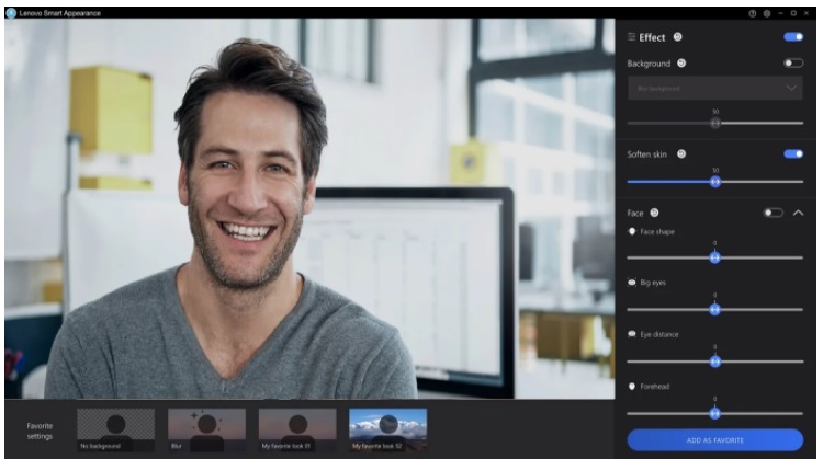 با اپلیکیشن «Smart Appearance» لنوو با چهره جذابتری در جلسات آنلاین حاضر شوید با اپلیکیشن «Smart Appearance» لنوو با چهره جذابتری در جلسات آنلاین حاضر شوید