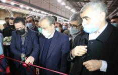 افتتاح واحد تولیدی ریسندگی و بافندگی در شهرک صنعتی ۲ اردبیل توسط وزیر صمت