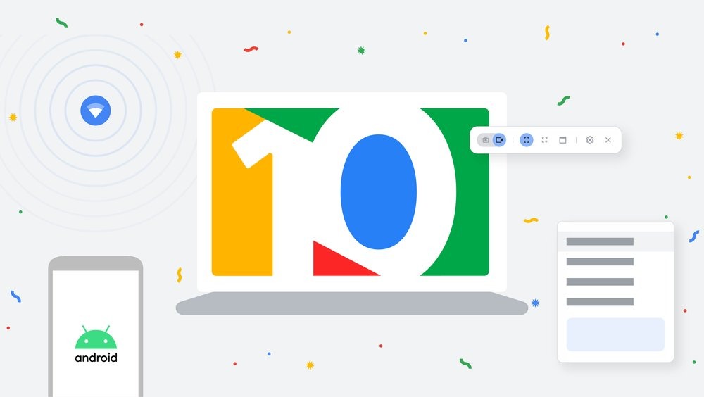 گوگل تولد ۱۰ سالگی سیستم عامل کروم را با انتشار یک بروزرسانی بزرگ جشن گرفت