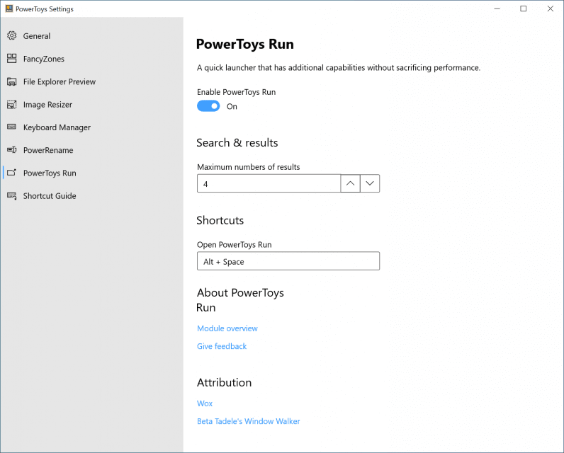 مایکروسافت از لانچر PowerToys Run برای ویندوز ۱۰ رونمایی کرد