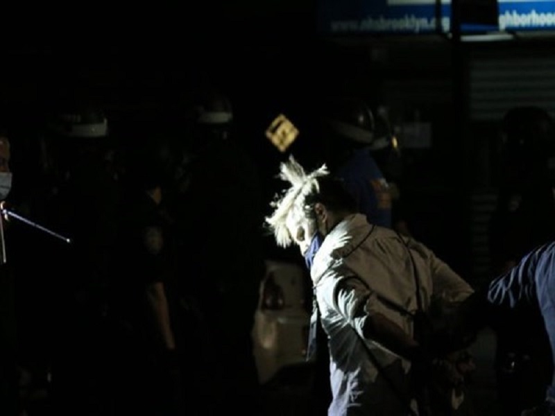 عکس/ پلیس آمریکا خبرنگاران رویترز را هدف گرفت