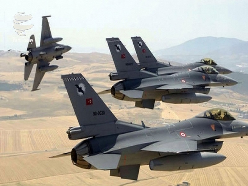 حمله هوایی گسترده ارتش ترکیه به مناطق مختلف مخمور، شنگال و بخش هایی از استان اربیل با چراغ سبز حکومت اقلیم کردستان