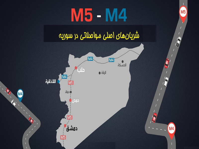 روسیا الیوم: مسیر بین‌المللی ام-4 در سوریه بازگشایی شد