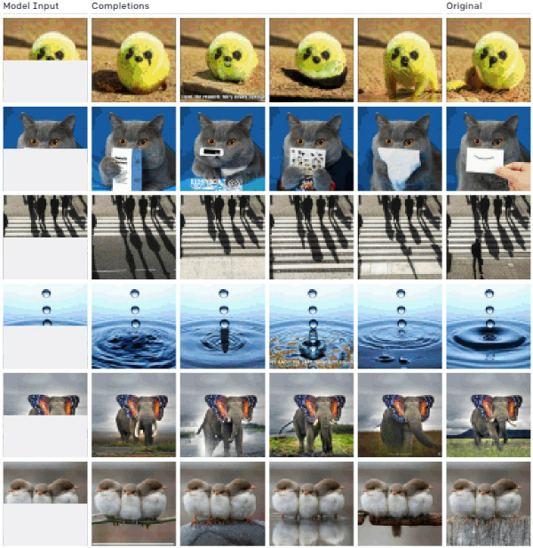 هوش مصنوعی OpenAI تصاویر نصفه را به شکل خودکار تکمیل می‌کند