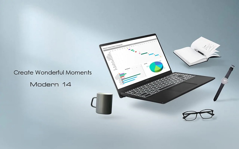 MSI از لپ تاپ Modern 14 رونمایی کرد MSI از لپ تاپ Modern 14 رونمایی کرد