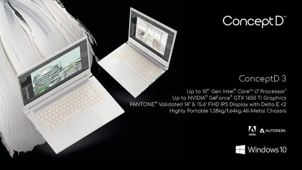 لپ تاپ‌های سری ایسر CONCEPTD 3 به همراه لپ تاپ SWIFT 5 معرفی شدند