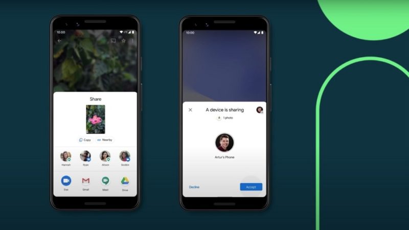 گوگل قابلیت Nearby Share را برای اندروید ارائه کرد گوگل قابلیت Nearby Share را برای اندروید ارائه کرد