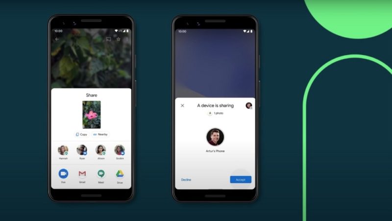 گوگل قابلیت Nearby Share را برای اندروید ارائه کرد