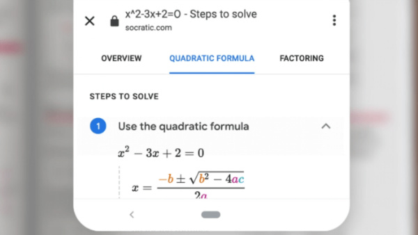 گوگل لنز حالا معادلات ریاضی و مسائل فیزیک و شیمی را هم حل می‌کند