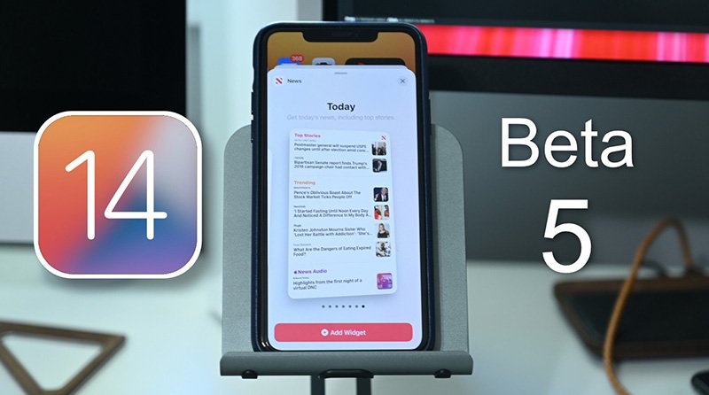 اپل نسخه‌ی پنجم از بتای عمومی iOS 14, iPadOS 14 و tvOS 14 را منتشر کرد