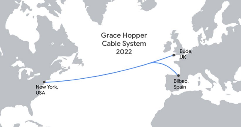 گوگل با کابل اینترنت زیردریایی آمریکا را به اروپا متصل می‌کند