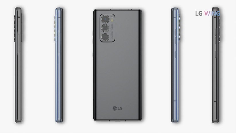 گوشی LG Wing با نمایشگر چرخان رسما معرفی شد گوشی LG Wing با نمایشگر چرخان رسما معرفی شد