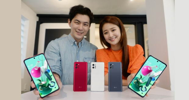 گوشی LG Q92 5G با دوربین چهارگانه و نمایشگر بزرگ معرفی شد گوشی LG Q92 5G با دوربین چهارگانه و نمایشگر بزرگ معرفی شد
