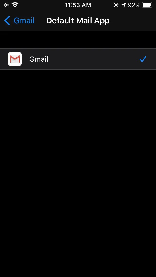 Gmail اکنون به‌عنوان اپلیکیشن پیش‌فرض ایمیل در iOS 14 تنظیم می‌شود