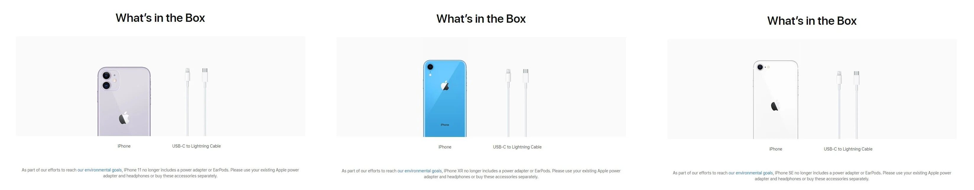 اپل شارژر را از جعبه آیفون ۱۱، آیفون XR و آیفون SE 2020 هم حذف کرد اپل شارژر را از جعبه آیفون ۱۱، آیفون XR و آیفون SE 2020 هم حذف کرد