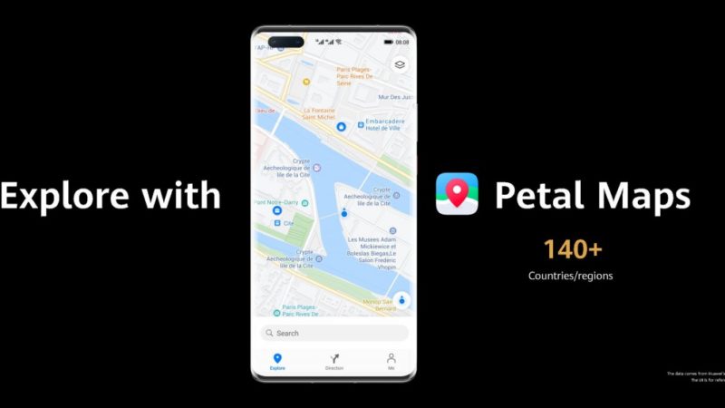 رونمایی هواوی از سرویس نقشه و مسیریاب «پتال مپس» و «پتال داکس»