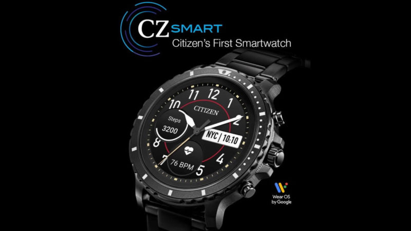 اولین ساعت هوشمند سیتیزن با نمایشگر لمسی و Wear OS معرفی شد