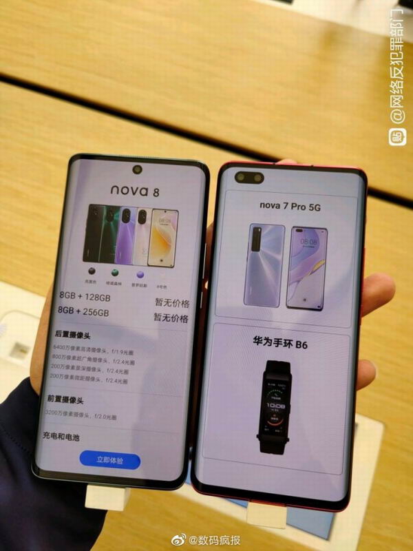 گوشی Huawei nova 8 در تصاویری واقعی رخ نشان داد گوشی Huawei nova 8 در تصاویری واقعی رخ نشان داد