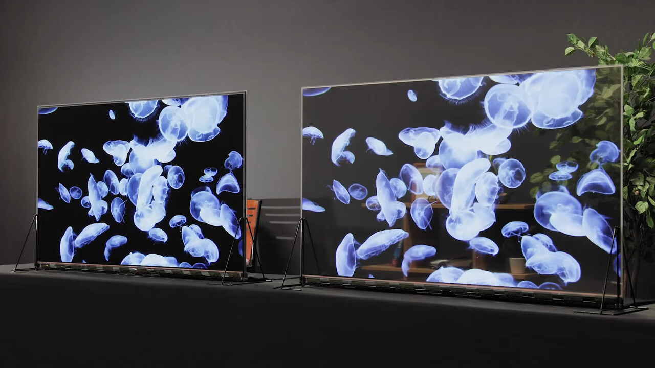 پاناسونیک از تولید انبوه تلویزیون‌های شفاف OLED خبر داد