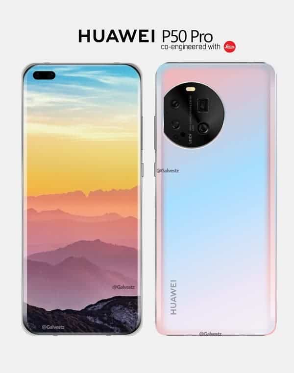 نخستین رندر هواوی P50 پرو از ماژول دوربین دایرهای خبر میدهد نخستین رندر هواوی P50 پرو از ماژول دوربین دایرهای خبر میدهد