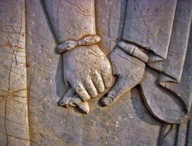 عکسی از تخت جمشید که هزار رمز راز دارد