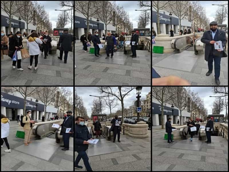 افشای جنایت های منافقین علیه جداشده ها در پاریس+ عکس