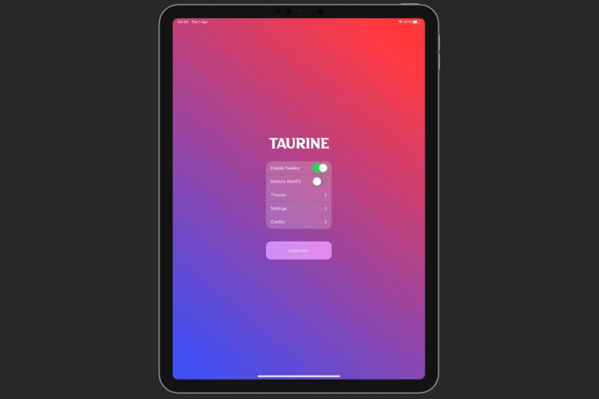 جیلبریک Taurine برای iOS 14 تا iOS 14.3 منتشر شد