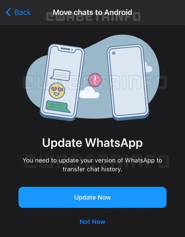 قابلیت جدید واتساپ امکان انتقال تاریخچه چت بین اندروید و iOS را فراهم میکند قابلیت جدید واتساپ امکان انتقال تاریخچه چت بین اندروید و iOS را فراهم میکند