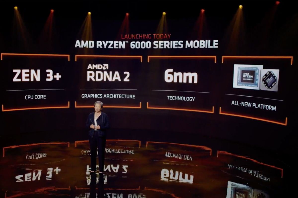 AMD از پردازنده‌های رایزن 6000 برای لپ‌تاپ‌ها رونمایی کرد