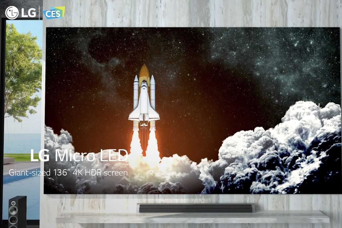 اولین تلویزیون MicroLED ال جی به بازار می‌آید