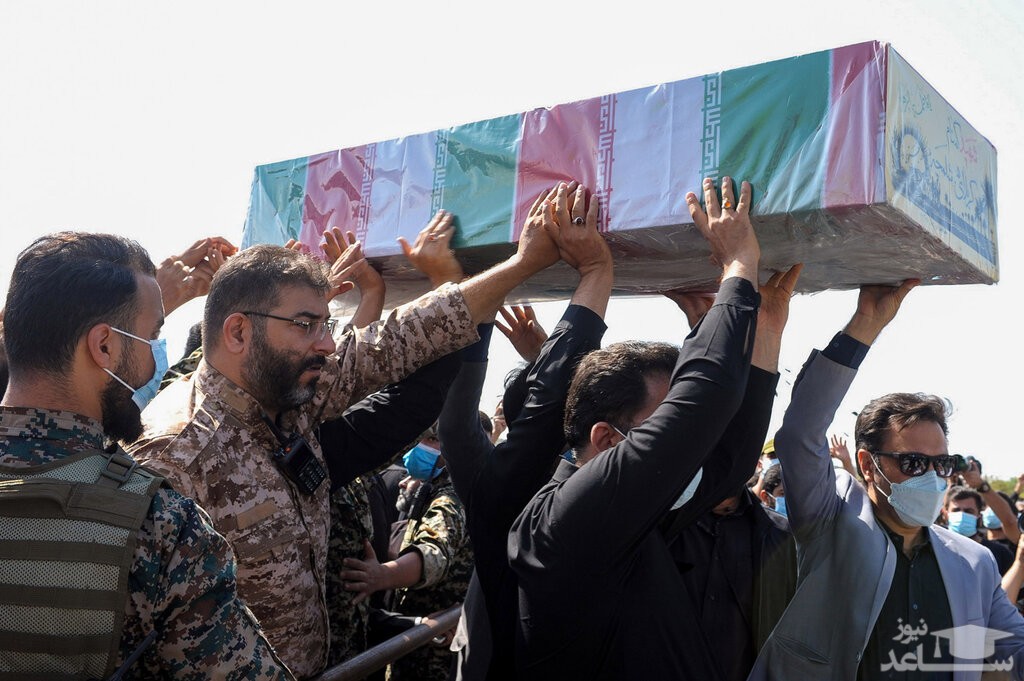 مراسم تشییع پیکر ۱۵۰ شهید گمنام دفاع مقدس در تهران