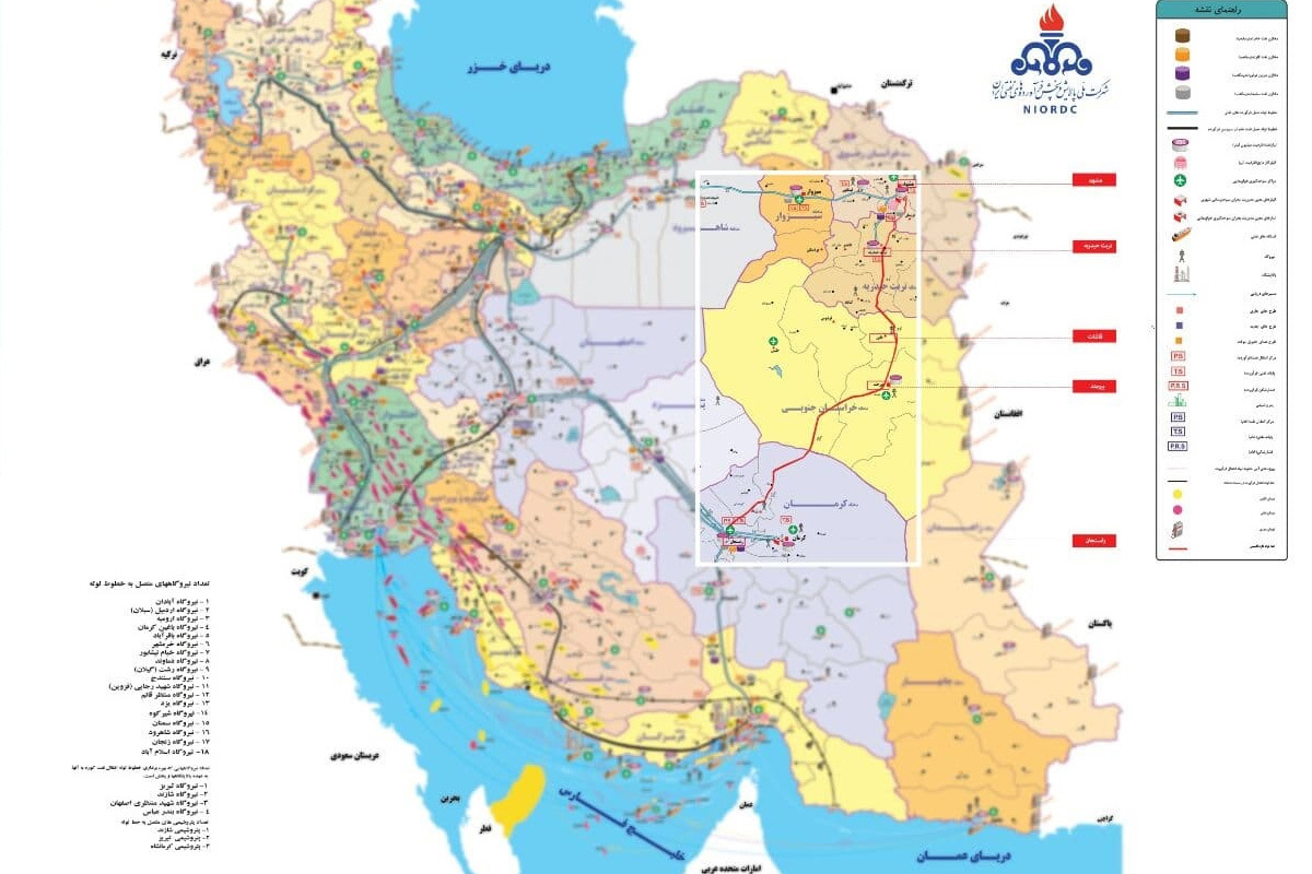 جزئیات پروژه خط لوله 948 کیلومتری انتقال فرآورده نفتی تابش