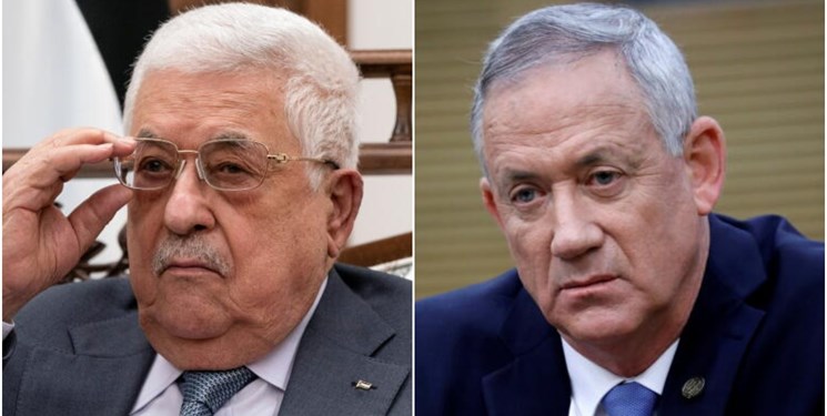 حضور رئیس تشکیلات خودگردان در اقامتگاه وزیر جنگ اسرائیل