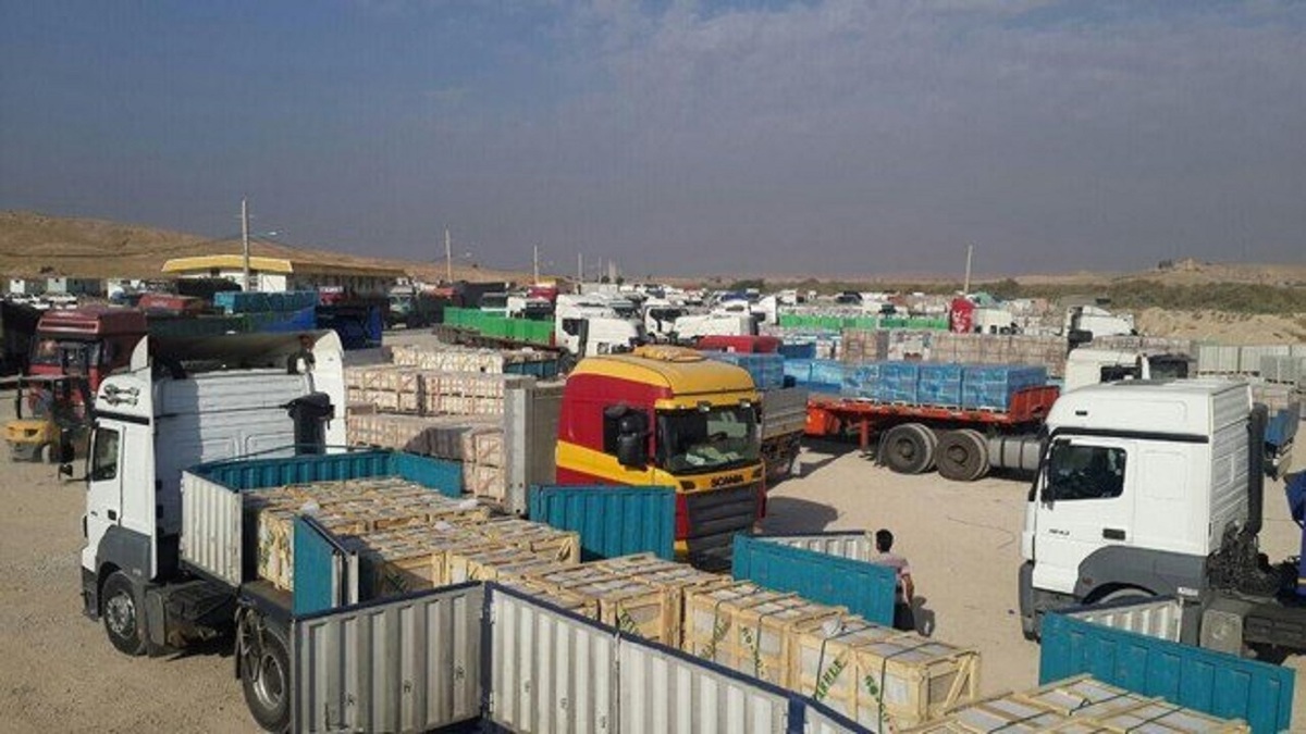 پذیرش یک هزار و ۴۰۰ کامیون در مرز بازرگان طی ۴۸ ساعت گذشته