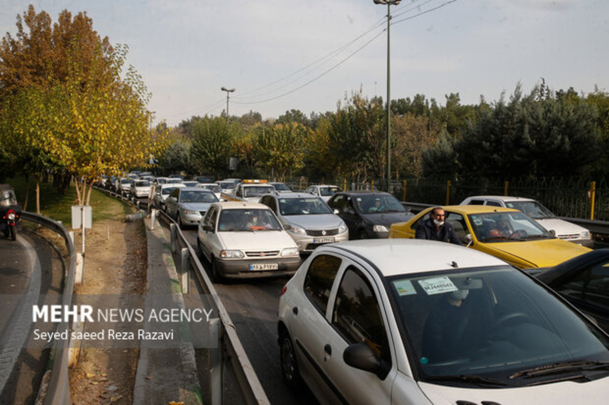 ۴ بزرگراه تهران بیشترین حجم تردد را دارند