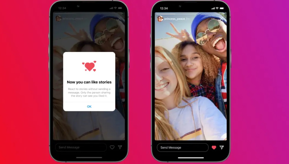 قابلیت لایک خصوصی استوری‌ها به اینستاگرام اضافه می‌شود