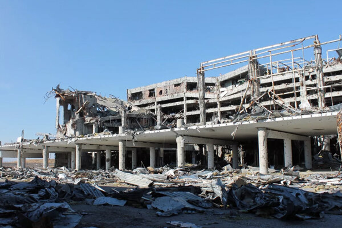 وقوع انفجار در نزدیکی فرودگاه شهر «دونتسک»