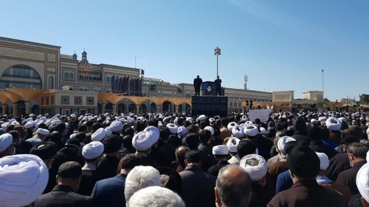 پیکر پاک آیت الله علوی گرگانی در قم تشییع شد