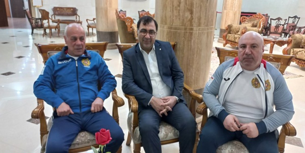 انتخابی ارمنستان در یک وزن و سرپرستی تیم با یک ایرانی