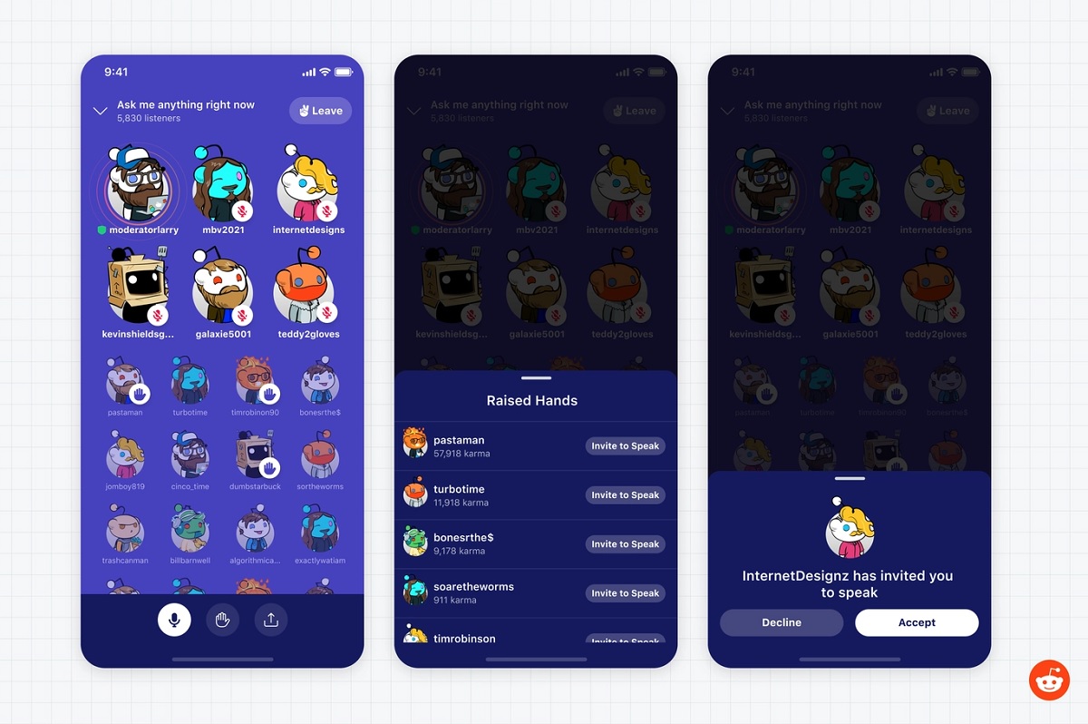 ردیت از رقیب کلاب هاوس با نام Reddit Talk رونمایی کرد ردیت از رقیب کلاب هاوس با نام Reddit Talk رونمایی کرد