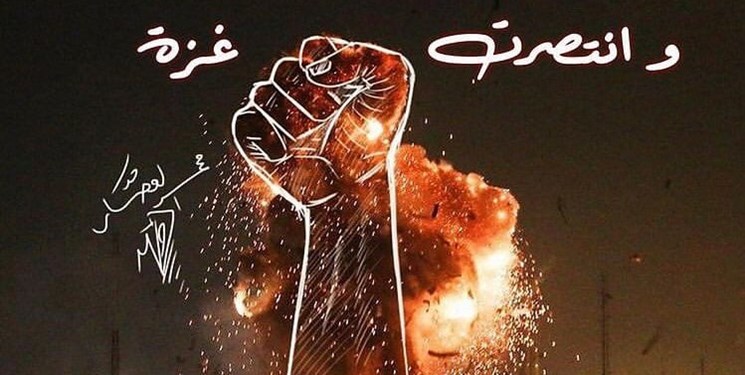 فلسطینی‌ها پیروزی مقاومت را جشن گرفتند