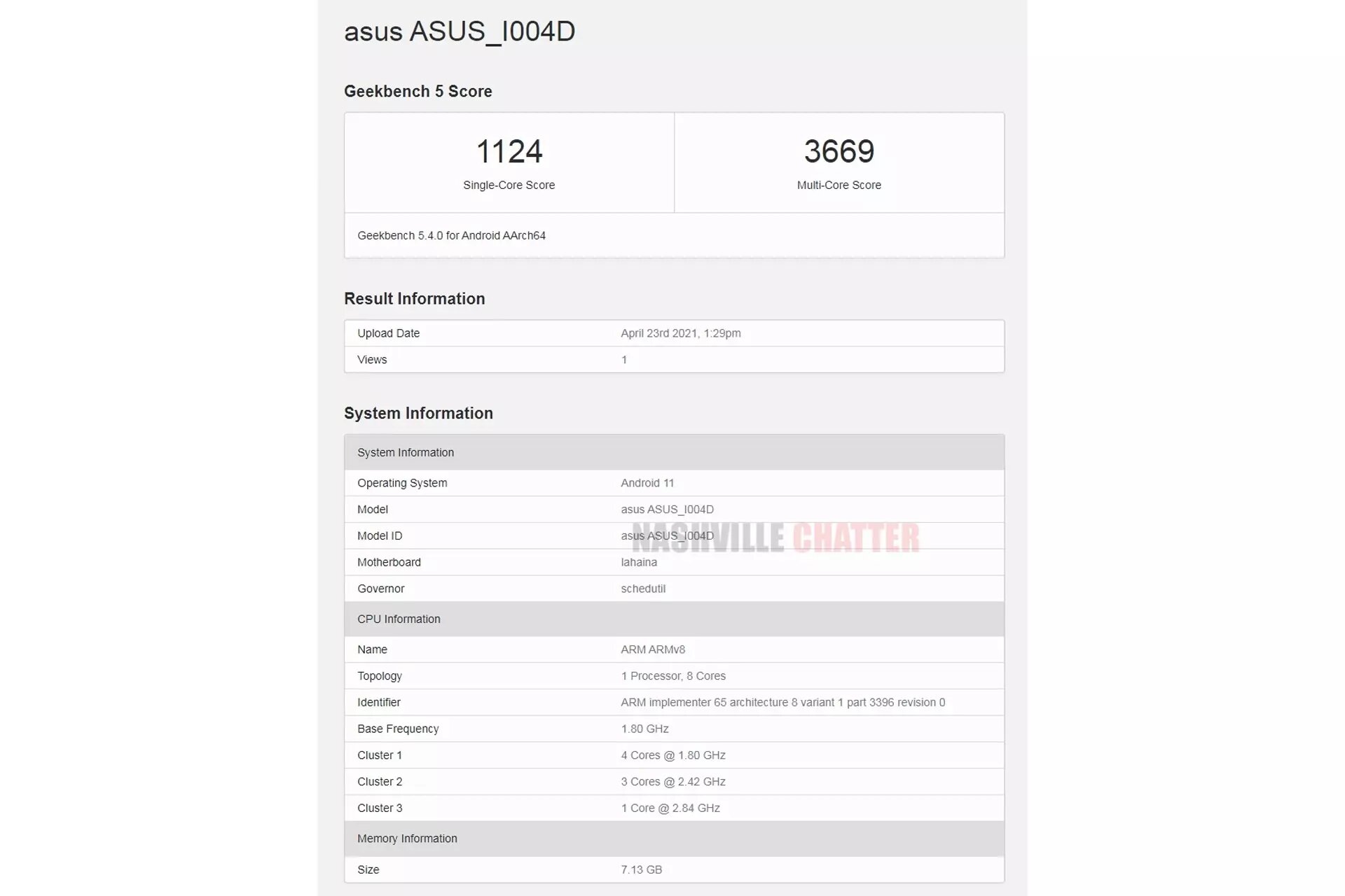ذن فون 8 ایسوس با اسنپدراگون 888 در گیکبنچ رؤیت شد ذن فون 8 ایسوس با اسنپدراگون 888 در گیکبنچ رؤیت شد