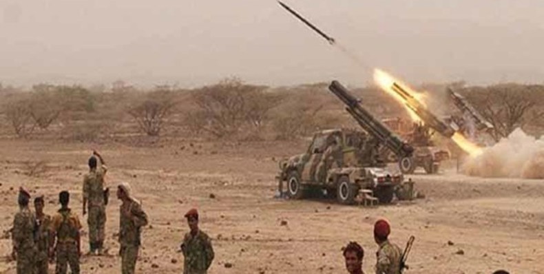 عملیات موشکی نیروهای یمنی در مأرب