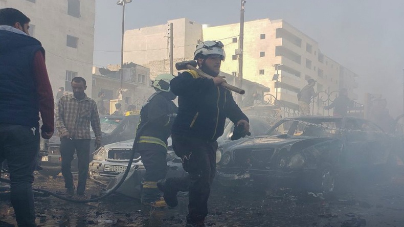 انفجار خودرو بمبگذاری شده در شهر الباب سوریه