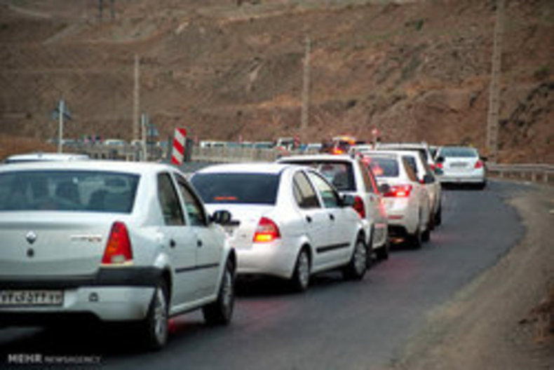 ترافیک سنگین در جاده های شرق استان تهران