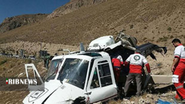 سقوط یک فروند بالگرد در ارتفاعات لالی الیگودرز