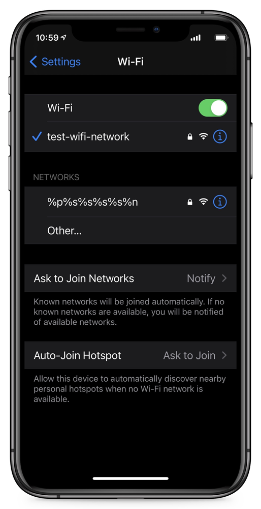 کشف یک باگ iOS که در هنگام اتصال به شبکه‌ای خاص، وای‌فای آیفون را از کار می‌اندازد