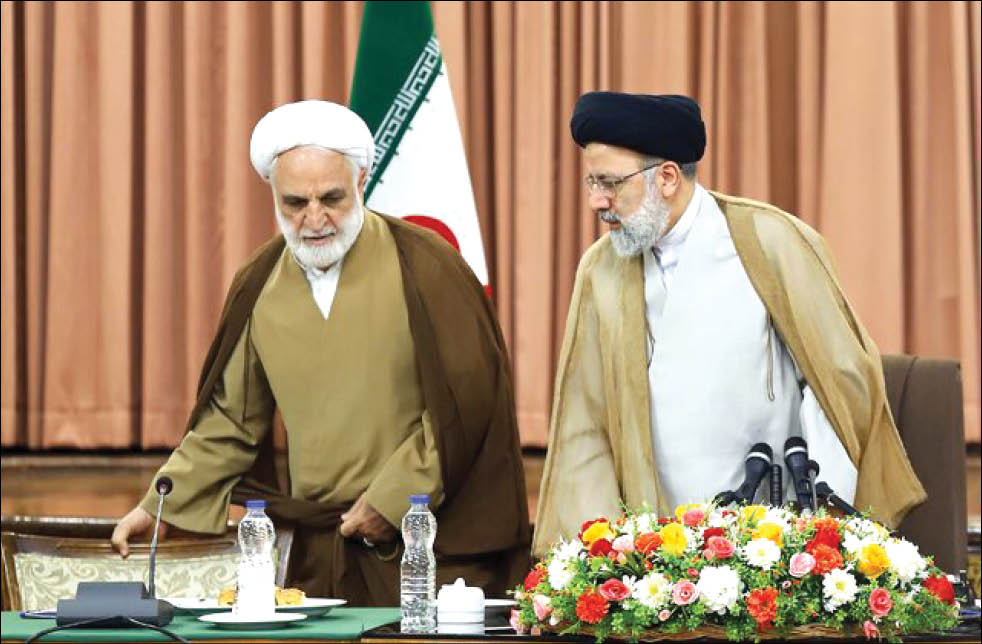 شروع تمجیدبرانگیز رئیسی و اژه ای