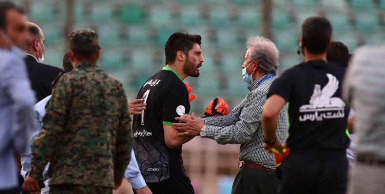 دروازه بان ذوب آهن تا اطلاع ثانوی محروم شد