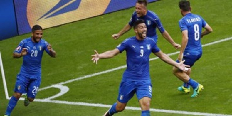 پیروزی ایتالیا مقابل اسپانیا در یورو 2016 + فیلم